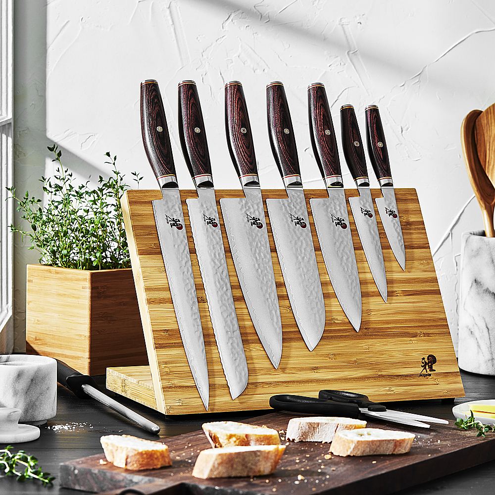 Japanese Kitchen Knife Set Block