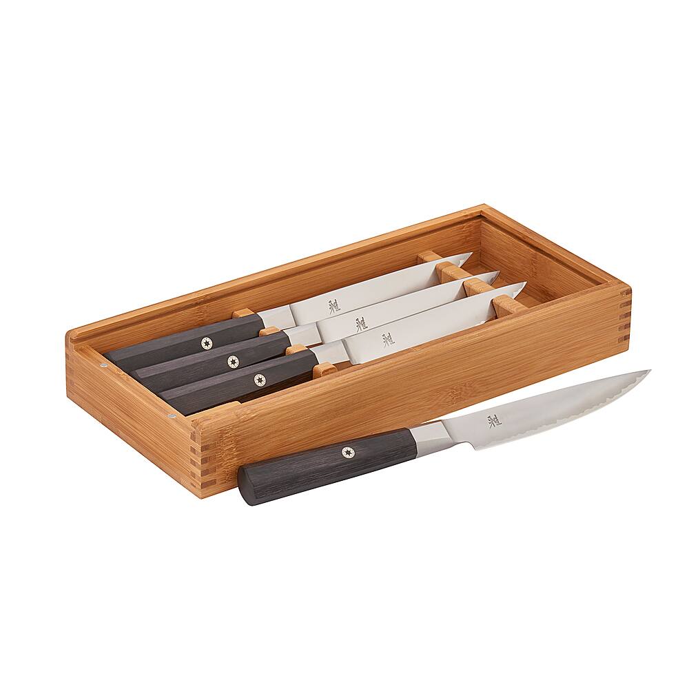 Angle View: Miyabi - Koh 4-pc Steak Knife Set - Stainless Steel