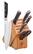 Angle. Miyabi - Evolution 7-pc Knife Block Set - Brown.