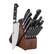 Angle. ZWILLING - Pro 16-pc Knife Block Set - Acacia.