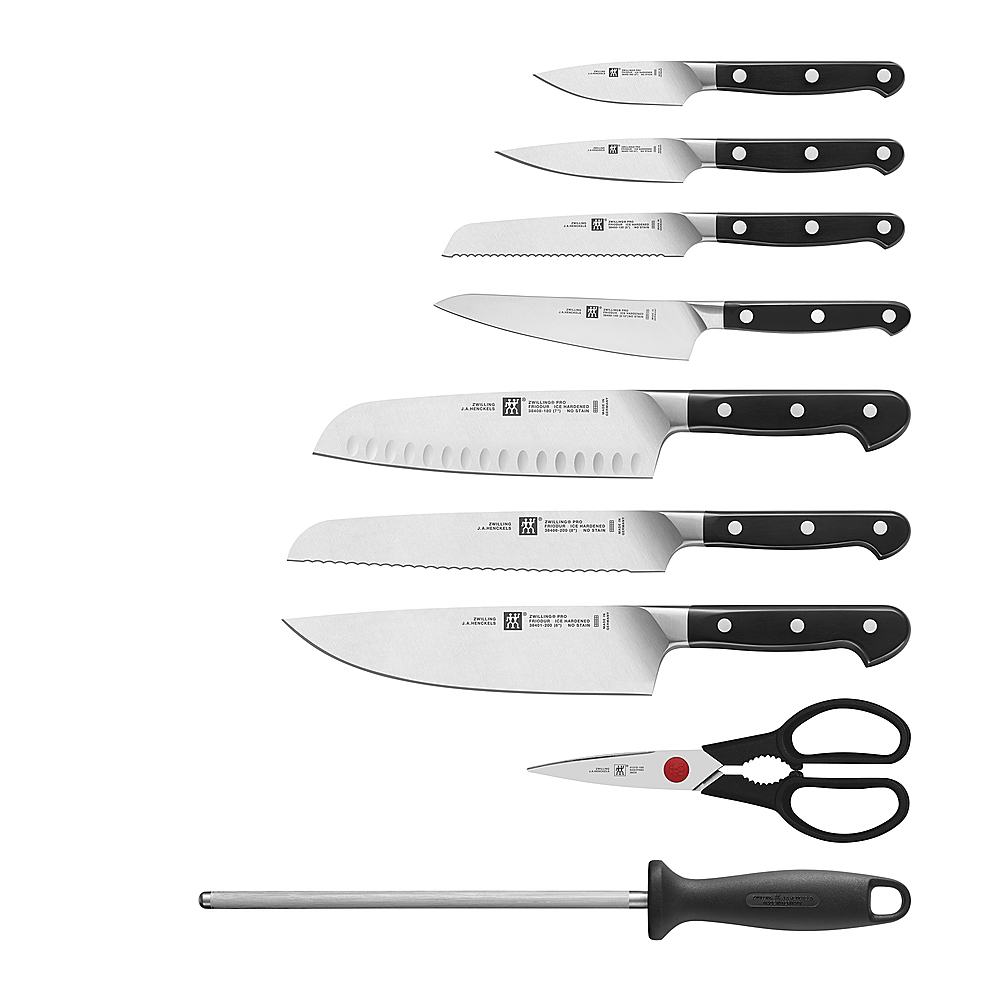 ZWILLING J.A. Henckels Four-Star 8-Piece Acacia Knife Set +