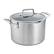Angle. ZWILLING - Clad CFX 8-qt Stainless Steel Ceramic Nonstick Stock Pot - Silver.