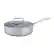 Angle. ZWILLING - Clad CFX 3-qt Stainless Steel Ceramic Nonstick Saute Pan - Silver.