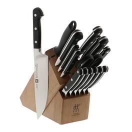 ZWILLING - Pro 17-pc Knife Block Set - Brown