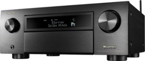 Denon - AVR-X6700H (140W X 11) 11.2-Ch. with HEOS and Dolby Atmos 8K Ultra HD HDR Compatible AV Home Theater Receiver with Alexa - Black - Angle_Zoom