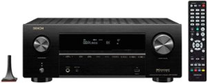 Denon - AVR-X2700H (95W X 7) 7.2-Ch. with HEOS and Dolby Atmos 8K Ultra HD HDR Compatible AV Home Theater Receiver with Alexa - Black - Front_Zoom