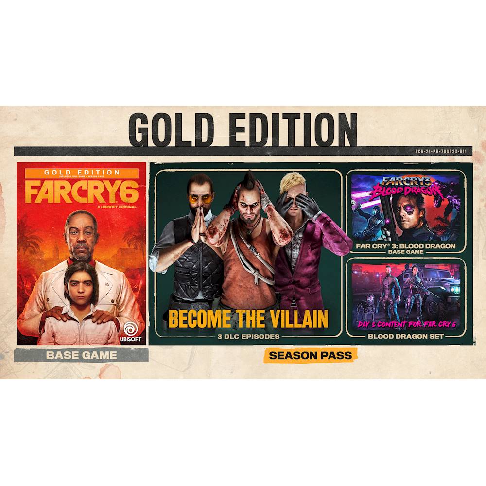 Far Cry 6 Gold Edition Xbox One, Xbox Series X [Digital] Digital Item -  Best Buy | Xbox-One-Spiele