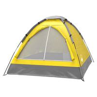 2-Person Dome Tent- Rain Fly & Carry Bag- Easy Set Up-Great for Camping & Music Festivals by Wakeman Outdoors - Yellow - Alt_View_Standard_11