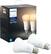 Front. Philips - Geek Squad Certified Refurbished Hue White Ambiance A19 Bluetooth Smart LED Bulb (2-Pack) - Adjustable White.