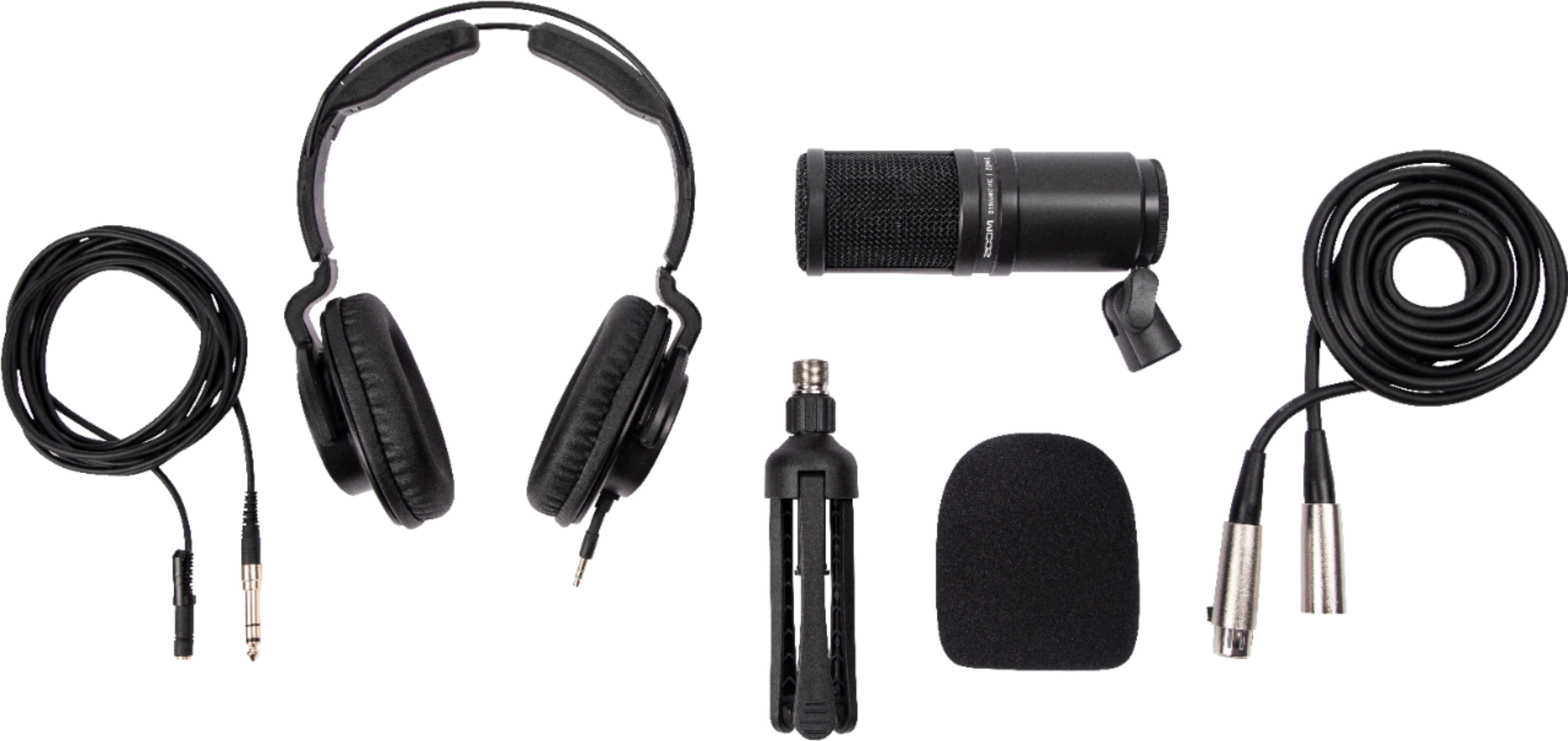 Angle View: Zoom - ZDM-1 Podcast Mic Pack