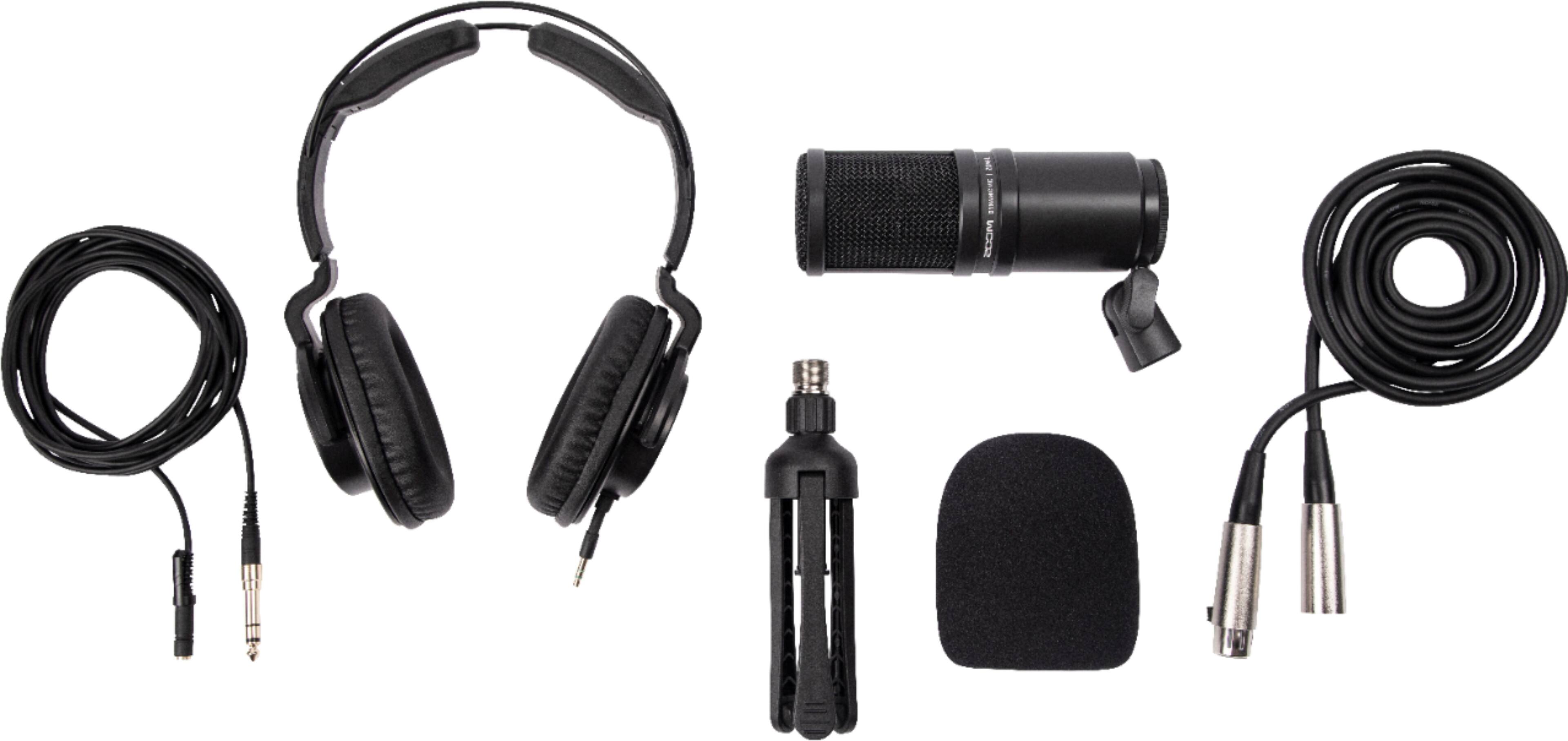 Angle. Zoom - ZDM-1 Podcast Mic Pack.