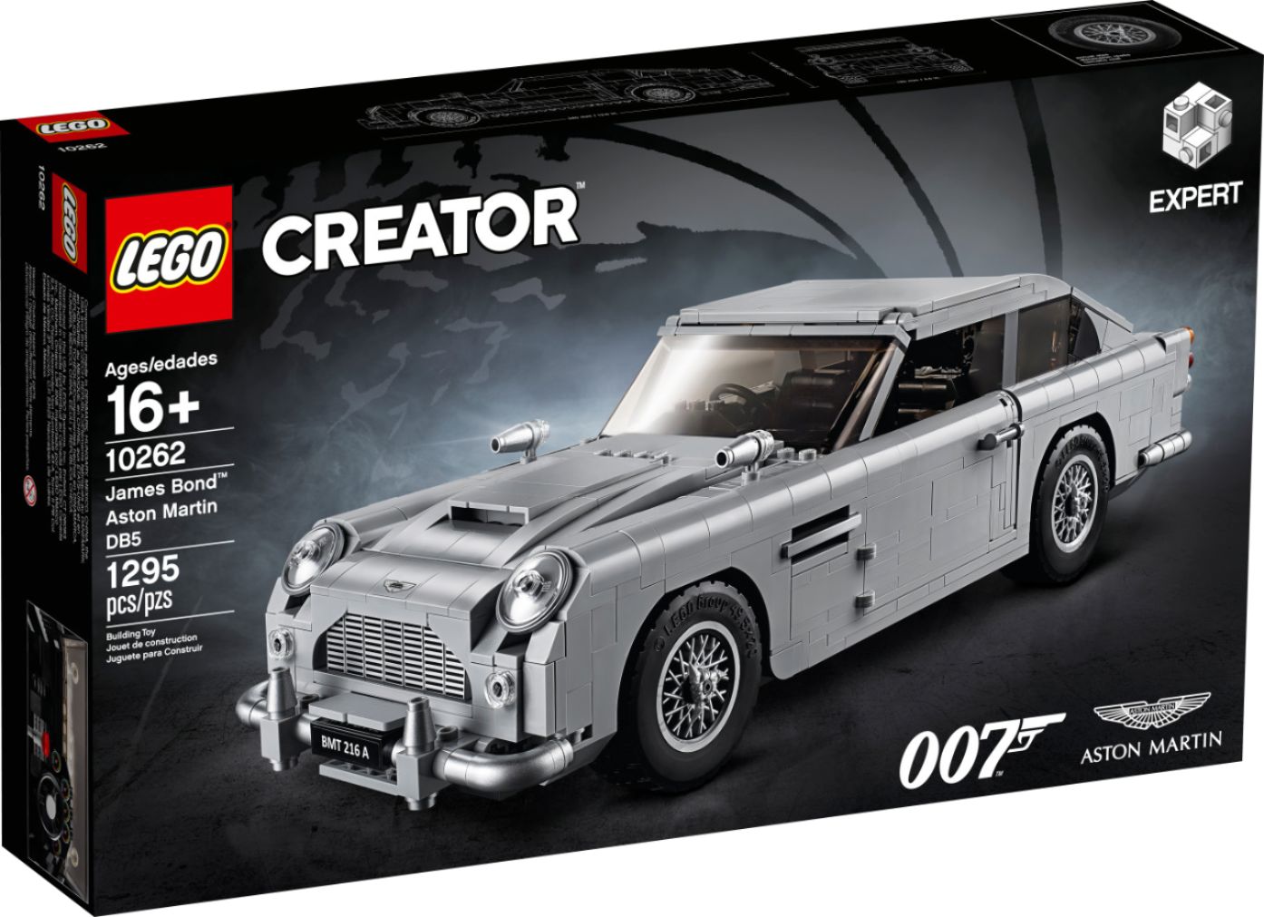 Details about   Building Blocks Creator Series 21046 James Bond Aston Martin Bricks Toy Set Kids 
