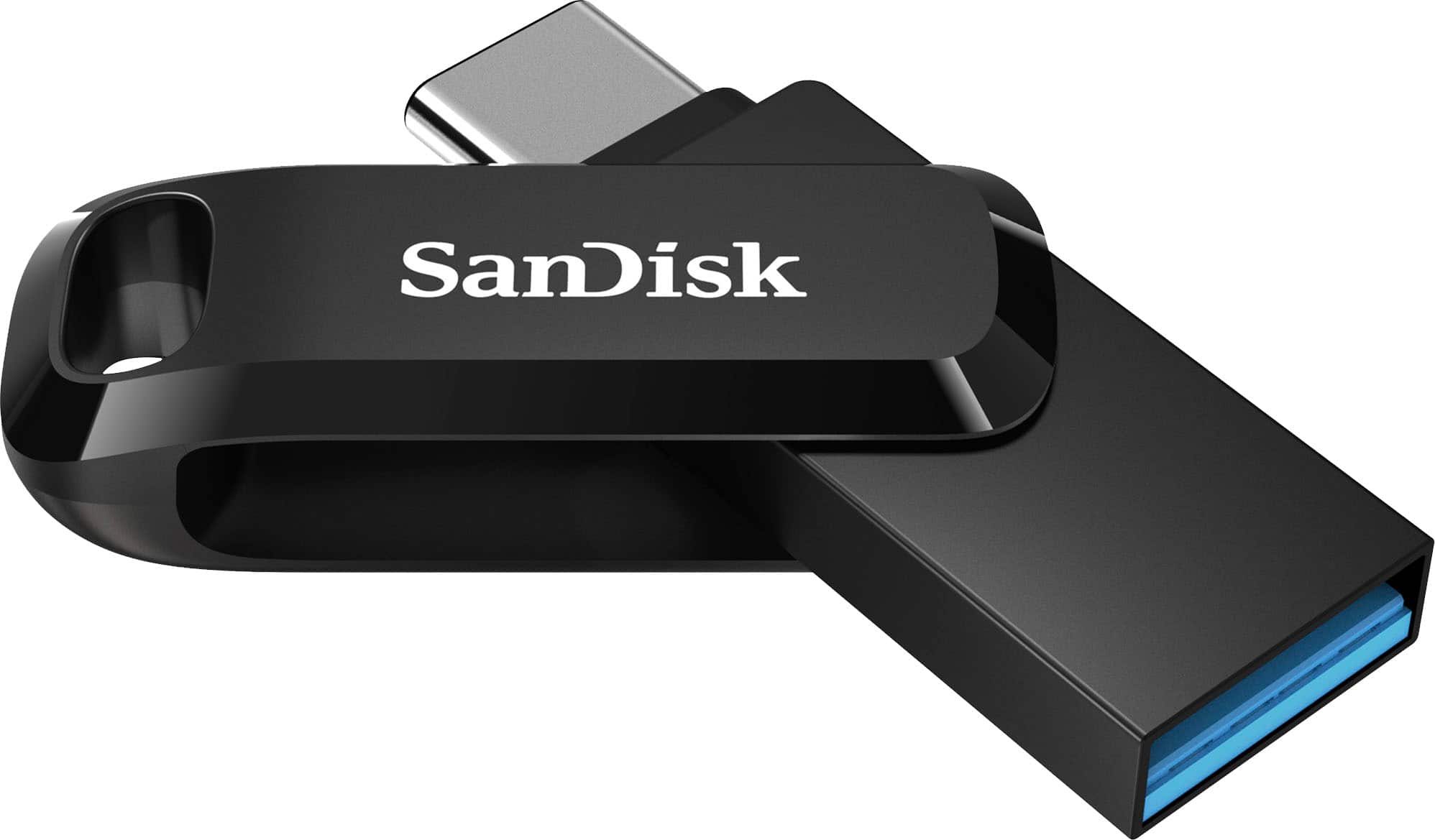 Alt View 14. SanDisk - Ultra Dual Drive Go 256GB USB Type-A/USB Type-C Flash Drive - Black.