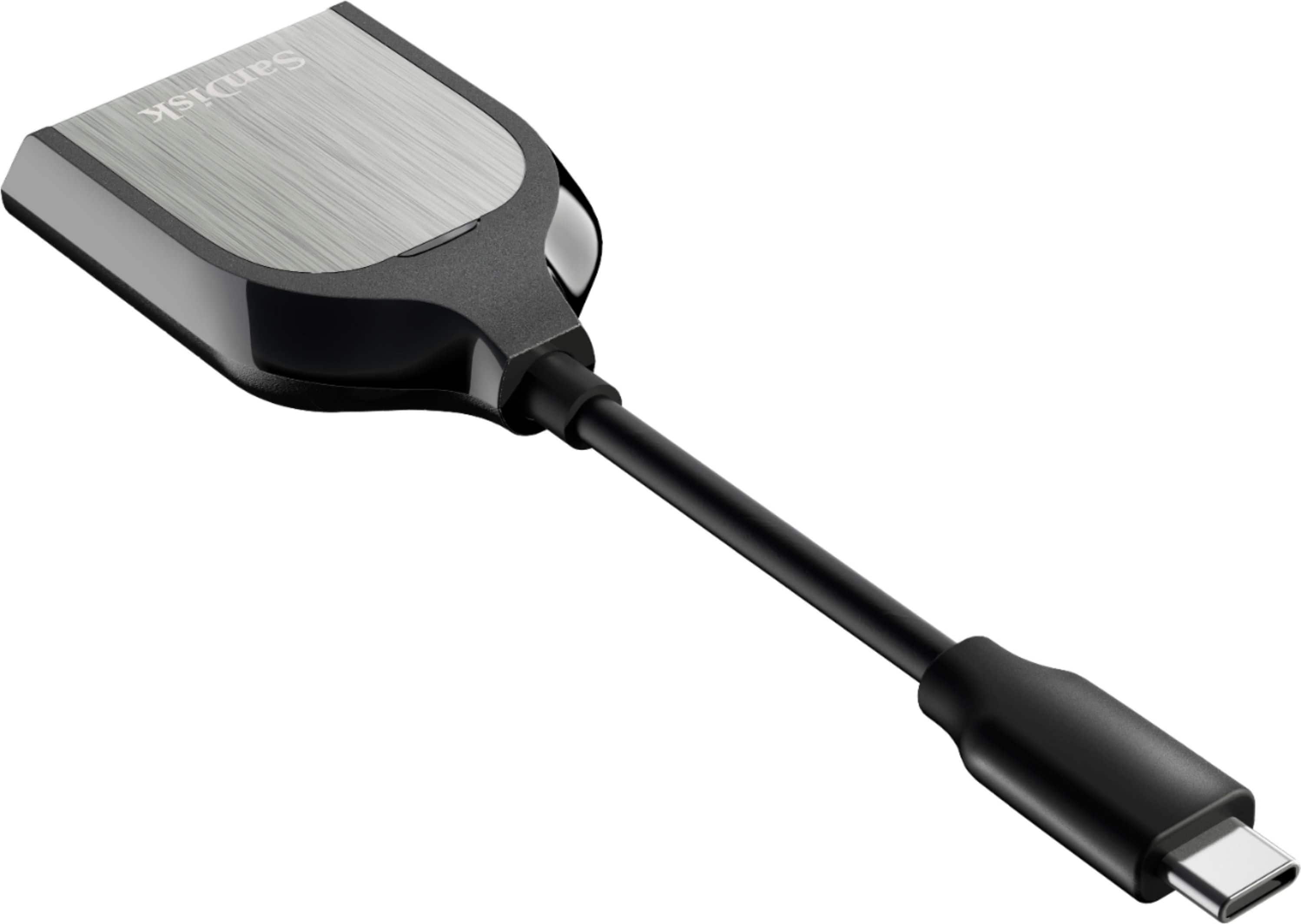 Alt View 12. SanDisk - USB 3.0 SD UHS-II Card Reader - Silver.