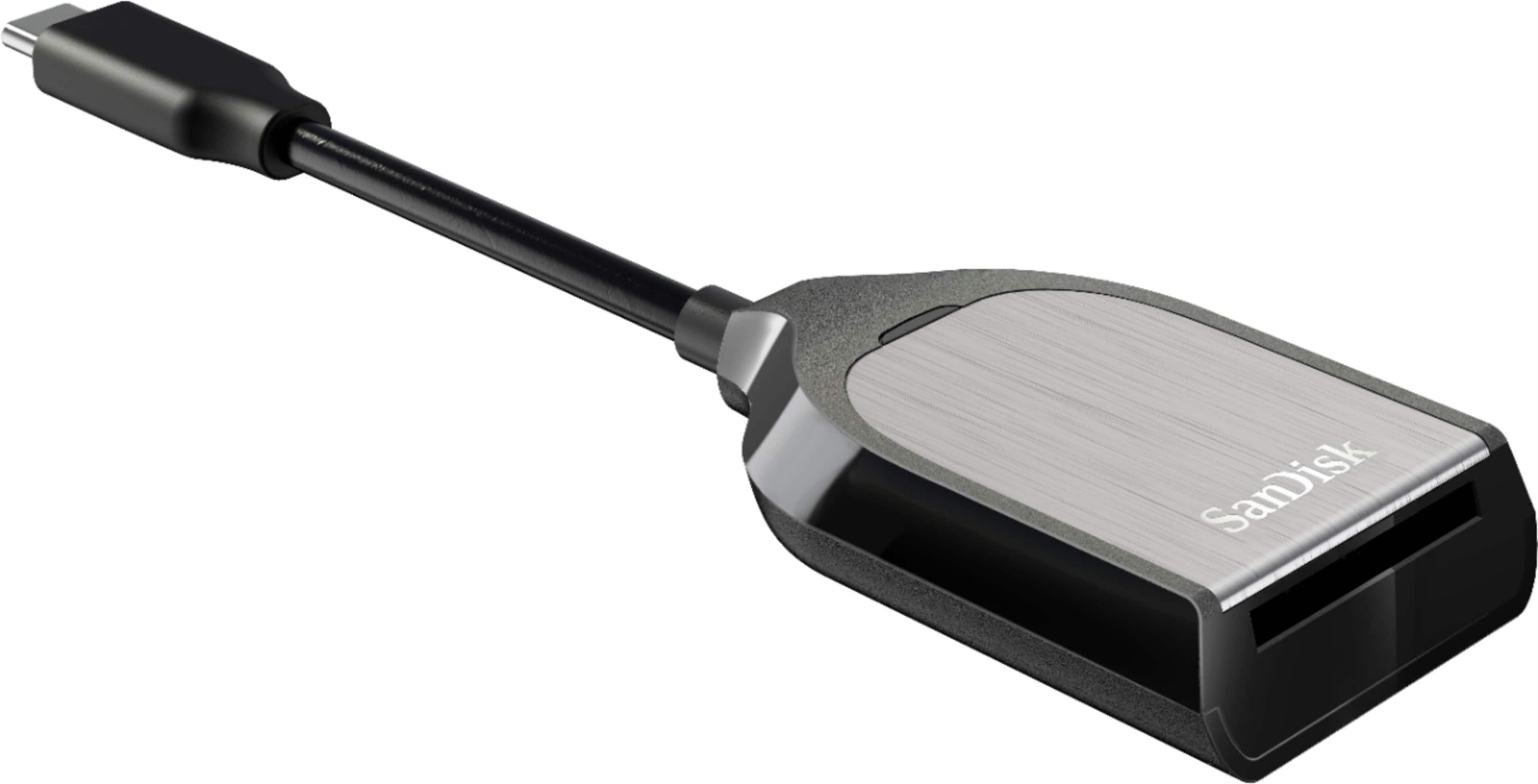 Alt View 13. SanDisk - USB 3.0 SD UHS-II Card Reader - Silver.