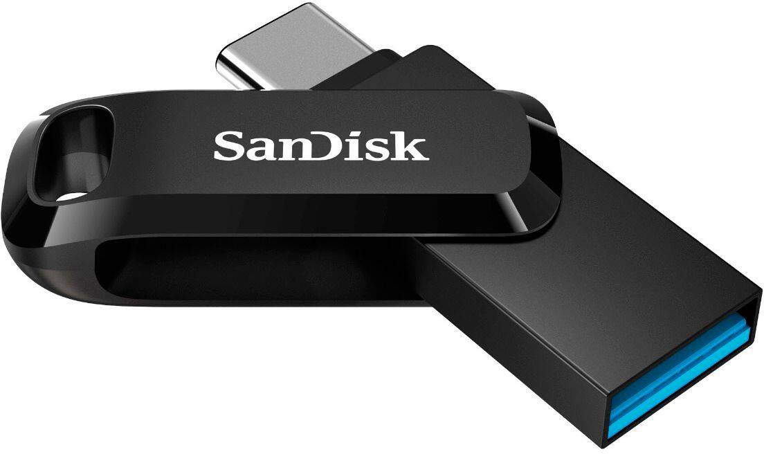 Alt View 12. SanDisk - Ultra Dual Drive Go 32GB USB Type-A/USB Type-C Flash Drive - Black.