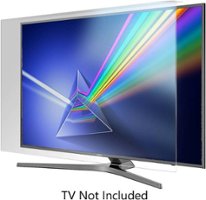 SaharaCase - Anti-Blue Light TV Screen Protector for Most 65" TVs - Clear - Front_Zoom