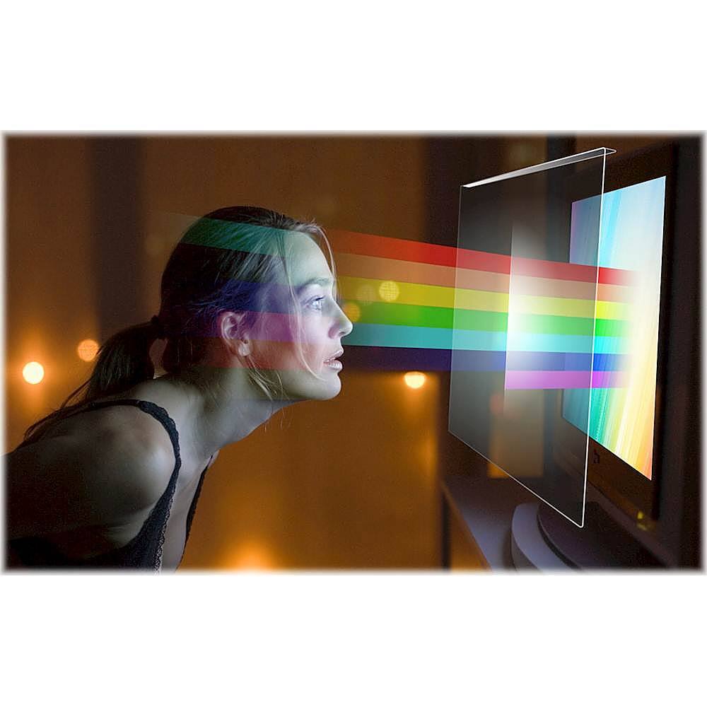 Alt View 12. SaharaCase - Anti-Blue Light TV Screen Protector for Most 55" TVs - Clear.