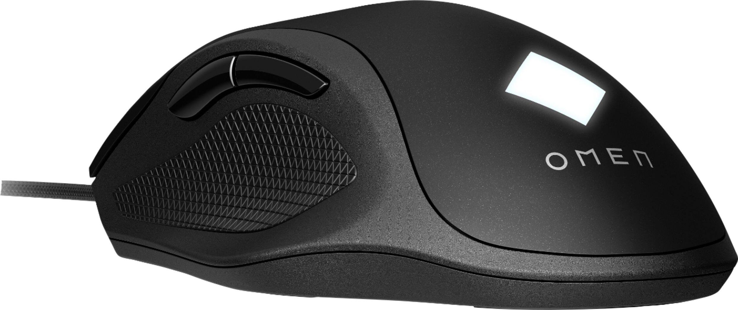 Back. HP OMEN - Vector Wired Optical Gaming Mouse with Adjustable Weight - Black.