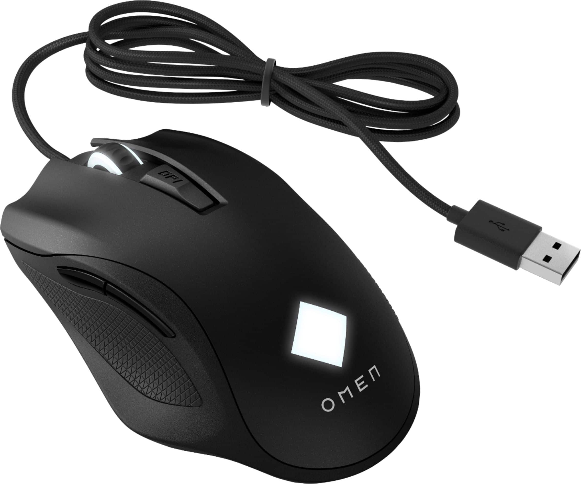 Alt View 13. HP OMEN - Vector Wired Optical Gaming Mouse with Adjustable Weight - Black.