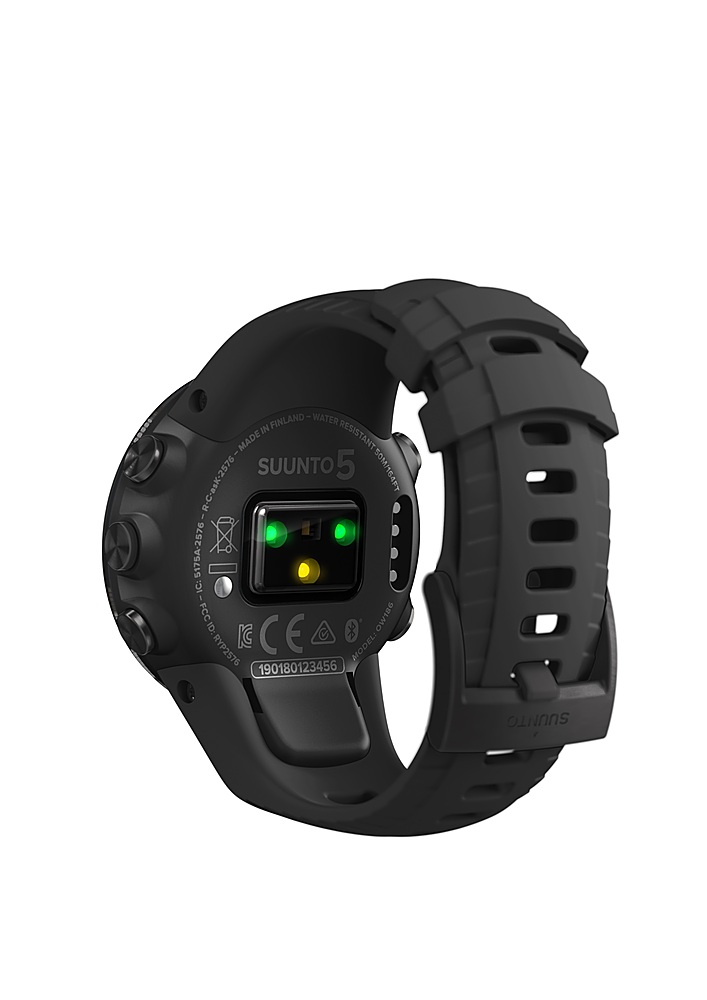 Left View: SUUNTO - 5 Sports Tracking watch with GPS & Heart Rate - All Black