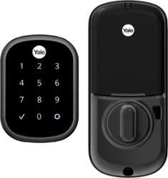 Yale - Assure Lock SL Wi-Fi and App Touchscreen Deadbolt - Black Suede - Front_Zoom
