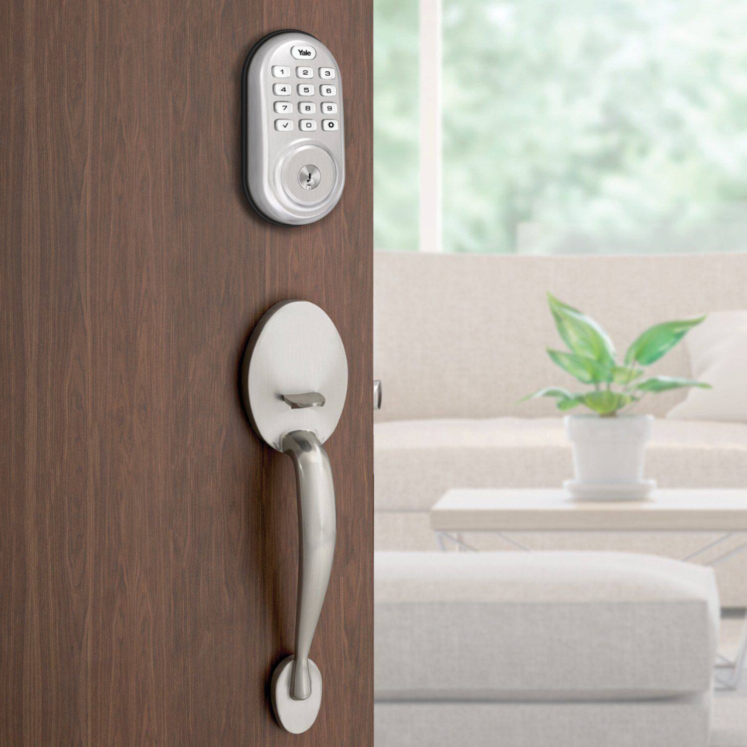 Best Buy Yale Assure Replacement Deadbolt with Keypad/Key Access Satin