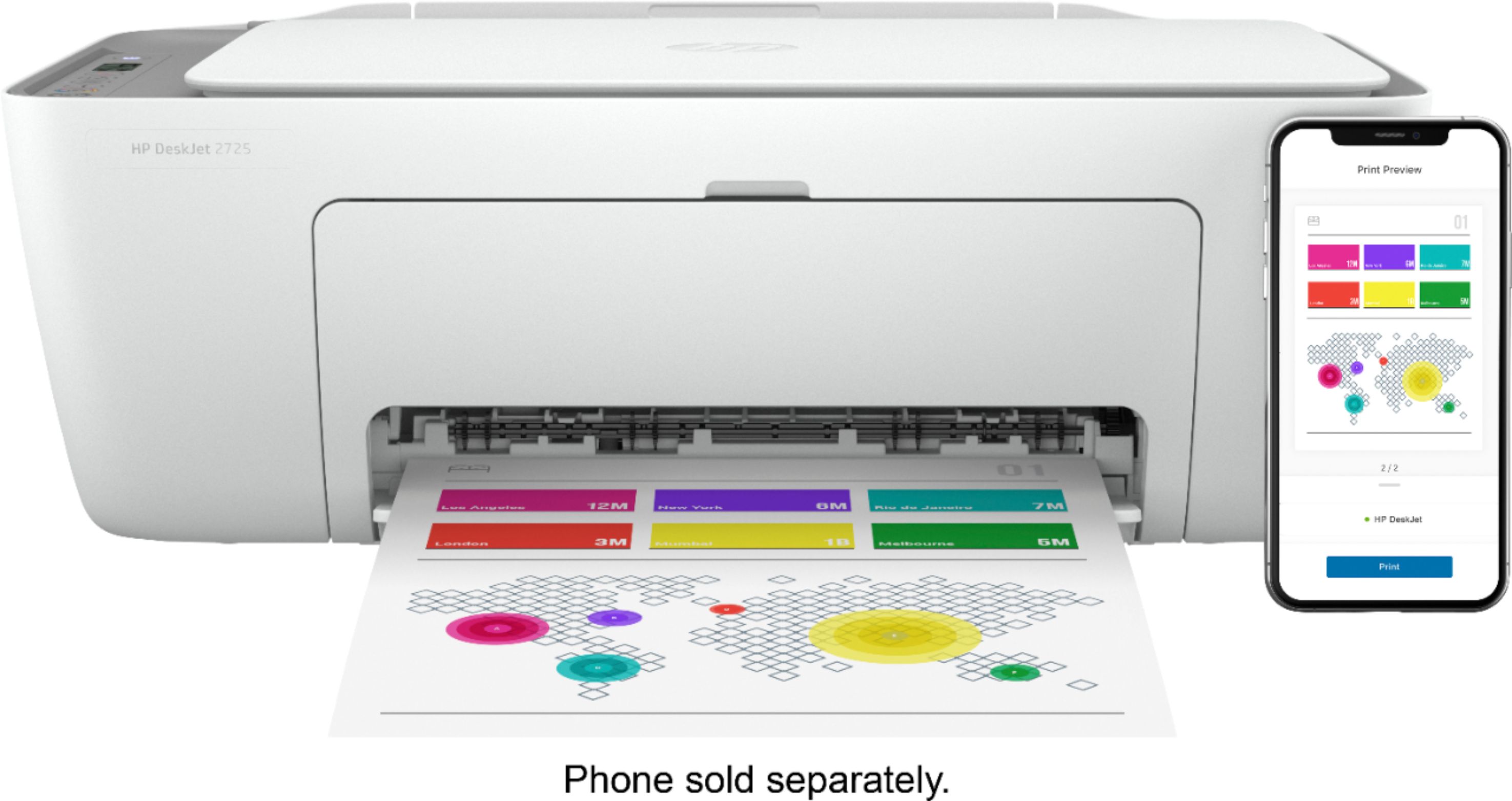 Buy HP 26K67B, Deskjet 2720e, All-in-One Wireless Printer, White & Grey