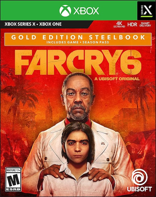 Far Cry 6 Gold Edition Steelbook Xbox One Xbox Series X Ubp Best Buy Far Cry 6 Gold Edition Steelbook Xbox One Xbox Series X Ubp Best Buy
