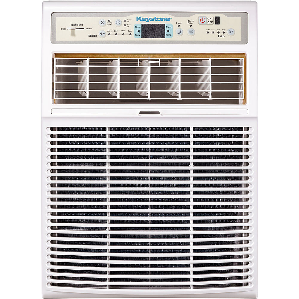 Keystone 350 sq ft Slider/Casement Window Air Conditioner – White