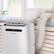 Alt View 16. Honeywell - Honeywell 14,000 BTU (8500 BTU DOE) Dual Hose Portable Air Conditioner with Dehumidifier - White.