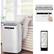 Alt View 18. Honeywell - Honeywell 14,000 BTU (8500 BTU DOE) Dual Hose Portable Air Conditioner with Dehumidifier - White.