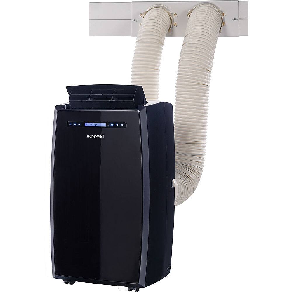 Best Buy Honeywell 550 700 Sq Ft Portable Air Conditioner With Dual Hose Black Mn14ccdbb