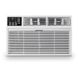 Whirlpool - Energy Star 450 Sq. Ft 10,000 BTU 115V Through-the-Wall Air Conditioner with Remote Control - White - Front_Zoom