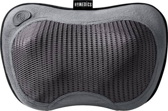 Homedics Cordless Shiatsu Massage Pillow with Soothing Heat Grey