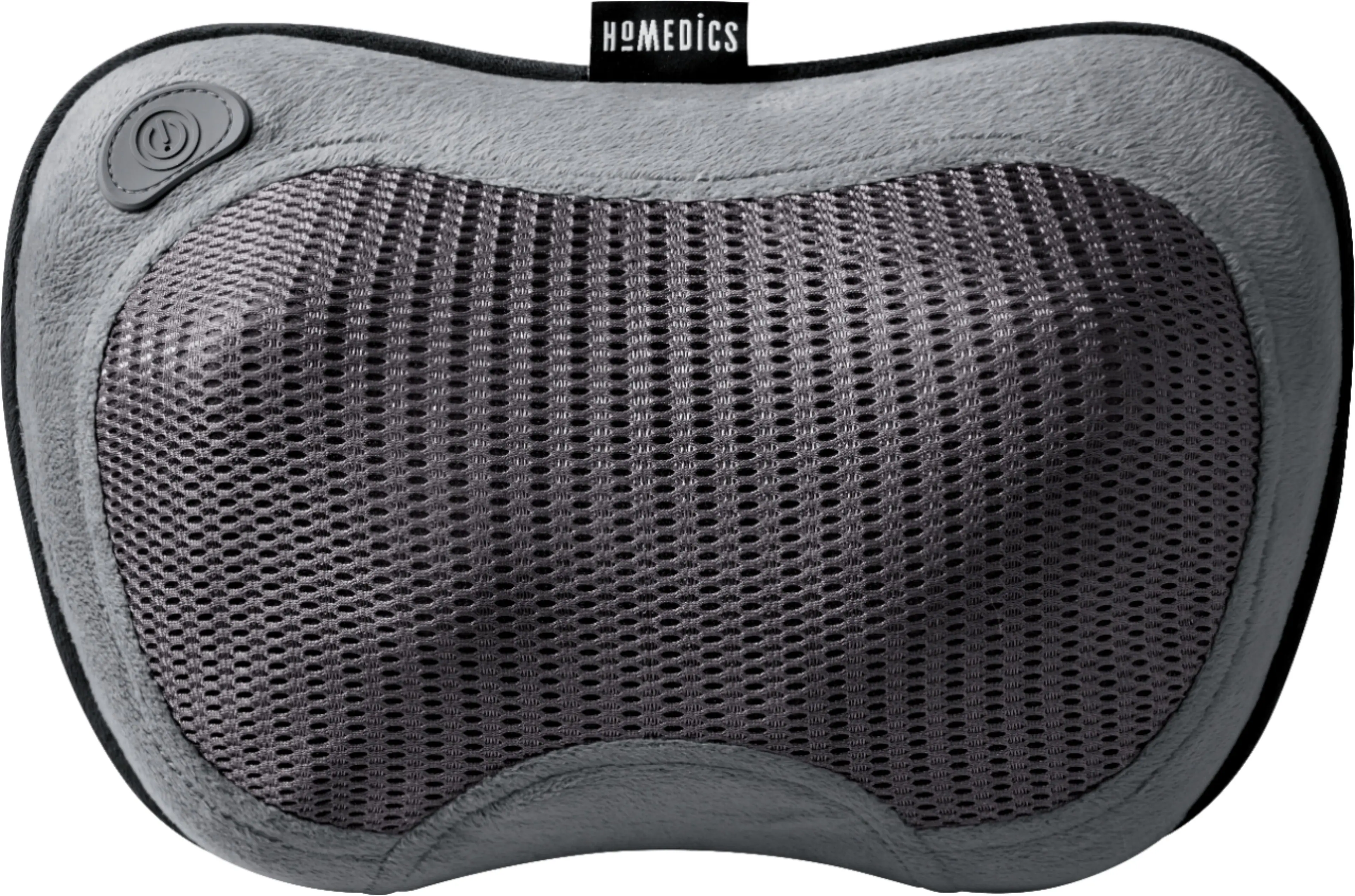 Homedics - Cordless Shiatsu Massage Pillow with Soothing Heat - Gray