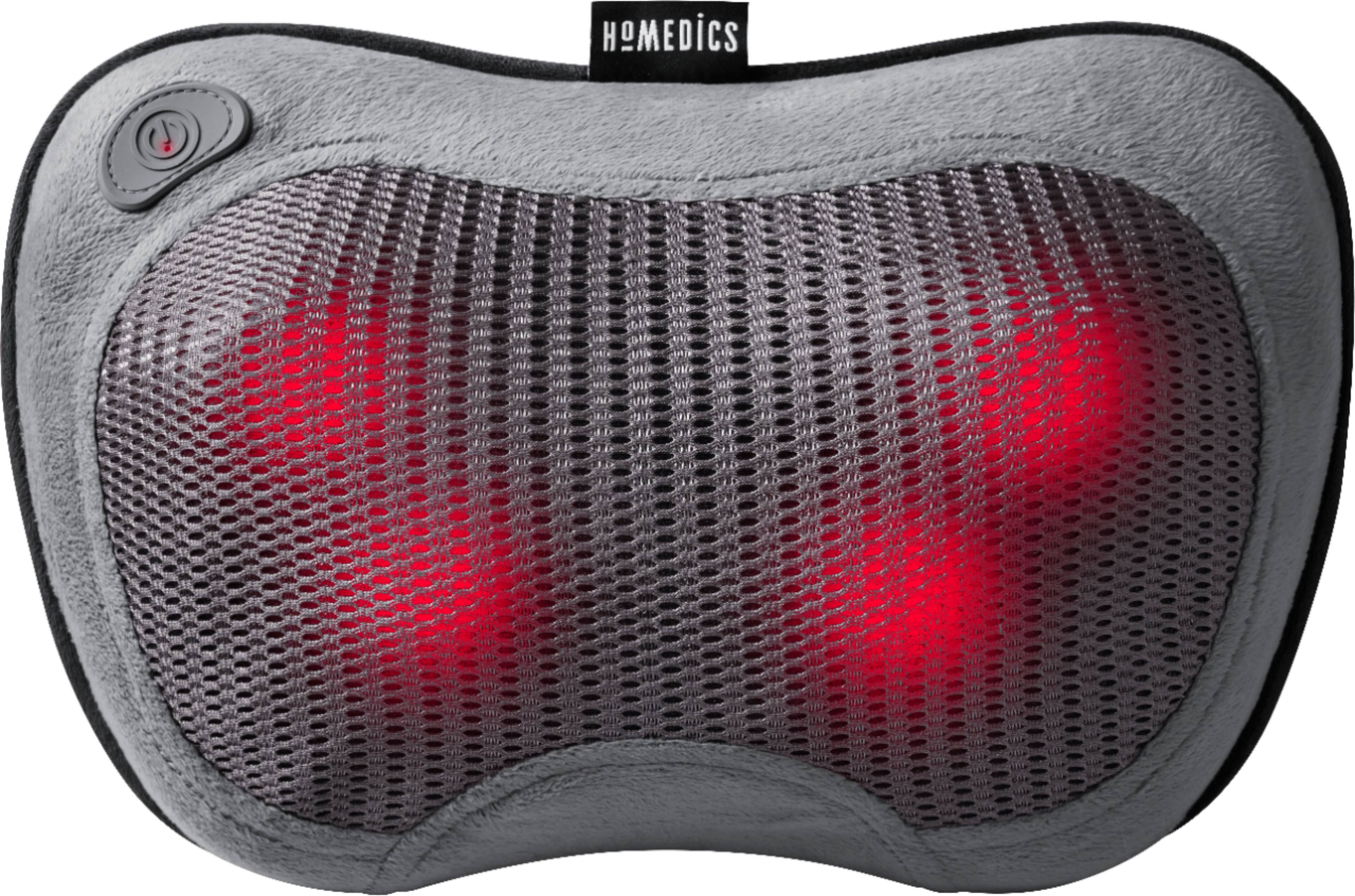 Alt View 11. Homedics - Cordless Shiatsu Massage Pillow with Soothing Heat - Grey.