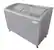 Front. Premium Levella - 9.5 Cu Ft Chest Freezer with Curved Glass Top - White.