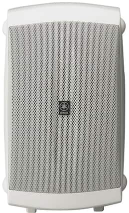 Front. Yamaha - 120W Outdoor Wall-Mount 2-Way Speakers - White.