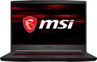Front. MSI - GF65 15.6" Gaming Laptop - Intel Core i7 - 8GB Memory - NVIDIA GeForce RTX 2060 - 512GBSolid State Drive - Black.