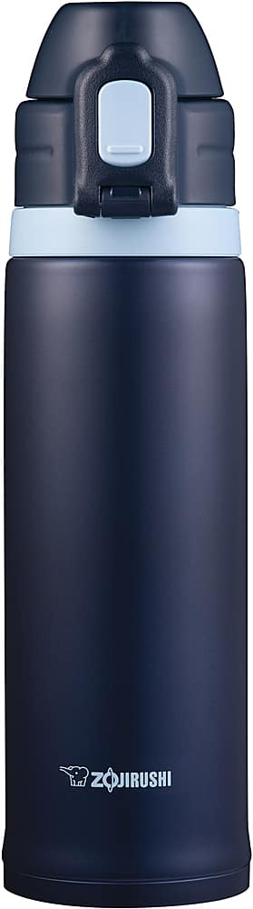 Angle View: Zojirushi - Cool Bottle with Straw - Navy