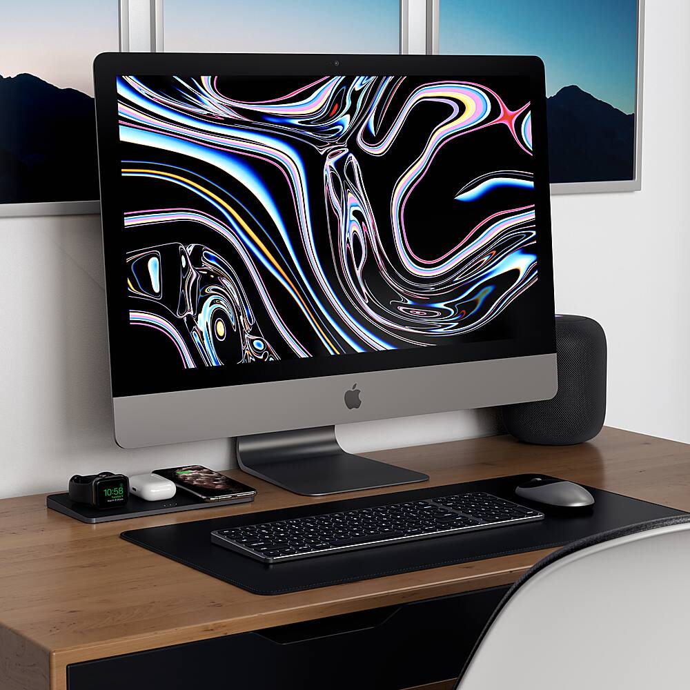 Alt View 25. Satechi - Trio Wireless Charging Pad for Qi-Enabled Smartphones, Apple Watch, AirPods Pro and AirPods 2 - Space Gray.