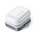 Front. Satechi - Satechi USB-C Wireless Charging Dock for AirPods - Gray/white.