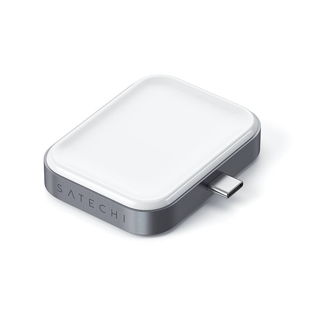 Alt View 13. Satechi - Satechi USB-C Wireless Charging Dock for AirPods - Gray/white.