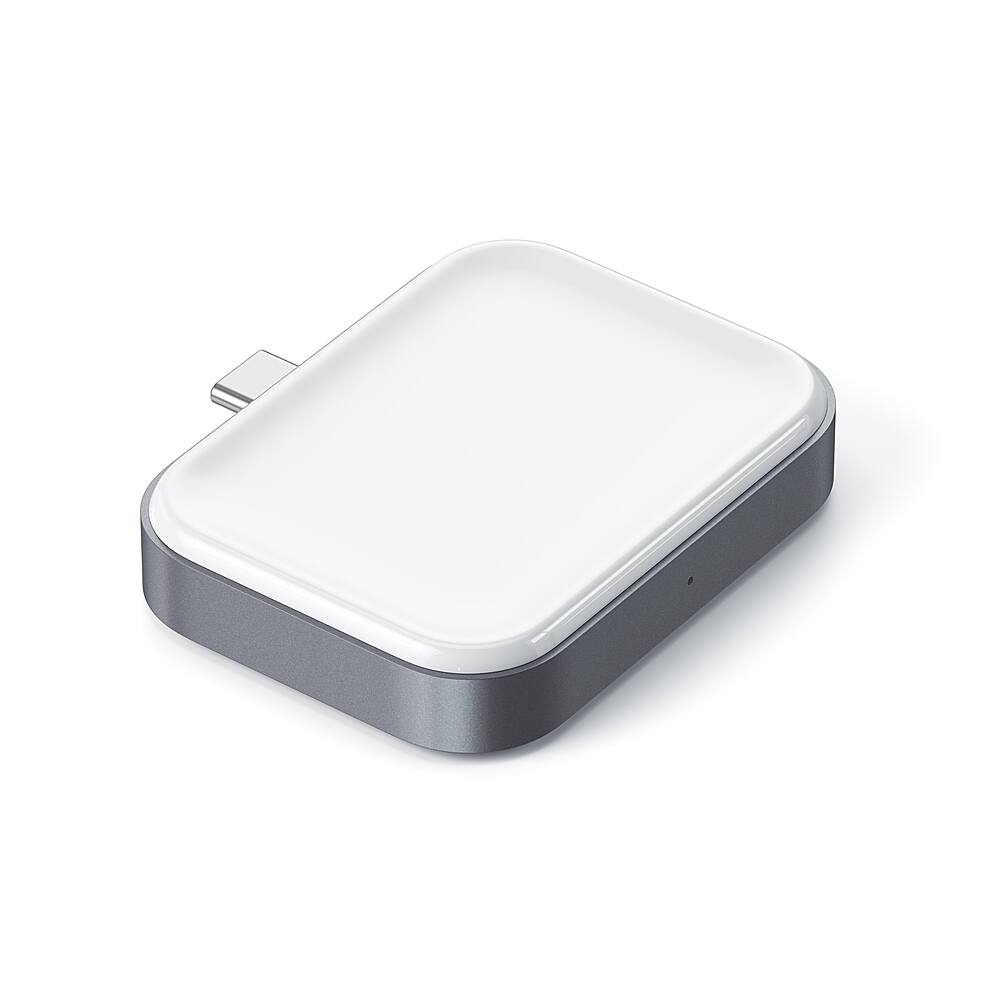 Alt View 15. Satechi - Satechi USB-C Wireless Charging Dock for AirPods - Gray/white.
