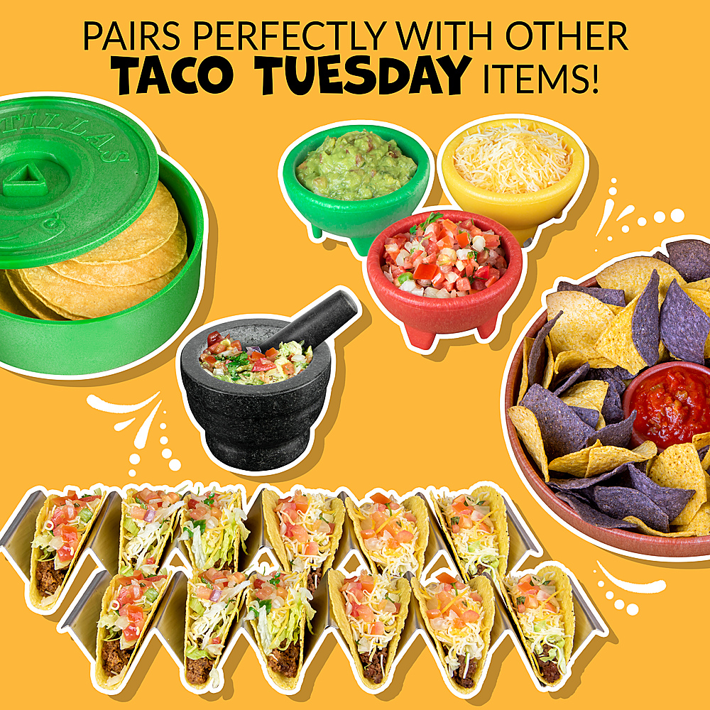Taco Tuesday Electric Salsa and Guacamole Chopper Red