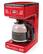 Angle. Nostalgia - Retro 12-Cup Coffee Maker - Red.