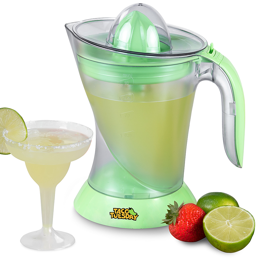 Angle View: Taco Tuesday - TTLJ3LG Electric Lime Juicer & Margarita Kit - Green