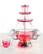 Left. Nostalgia - LPF150 Vintage Collection Lighted Party Fountain - Clear.