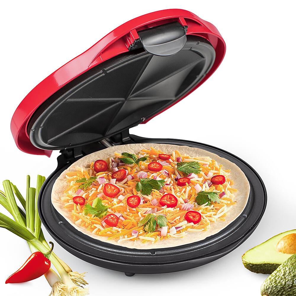 Best Buy Nostalgia EQM10 Deluxe 6Wedge Electric Quesadilla Maker with
